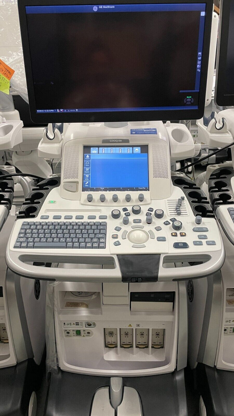 Load image into Gallery viewer, GE Logiq E9 R6 - 2.0 XDclear Ultrasound Machine - 2014 - Biomed Certified