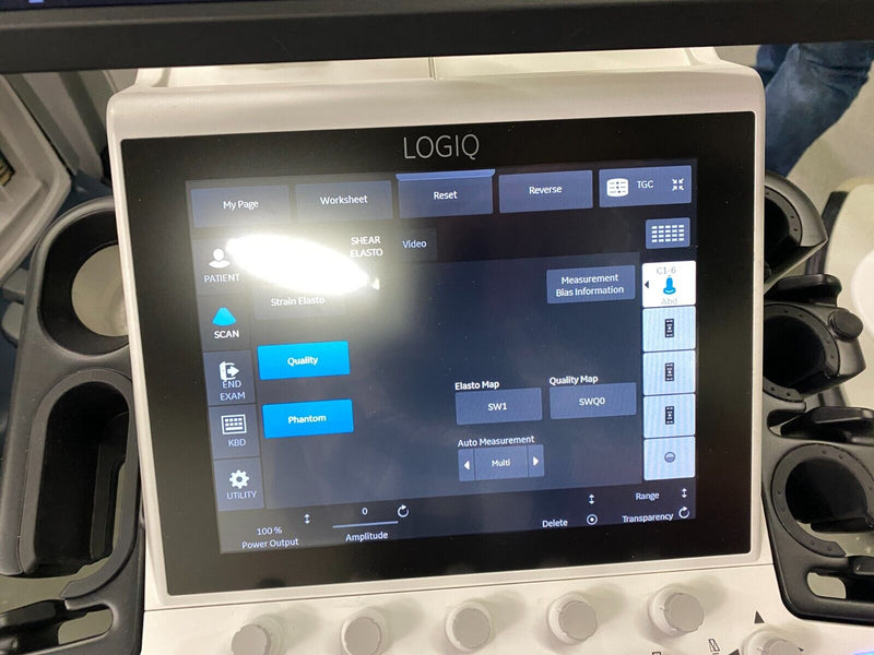 Load image into Gallery viewer, GE Logiq P10 R4 Cardiac & Shearwave Elastography Ultrasound System Screen