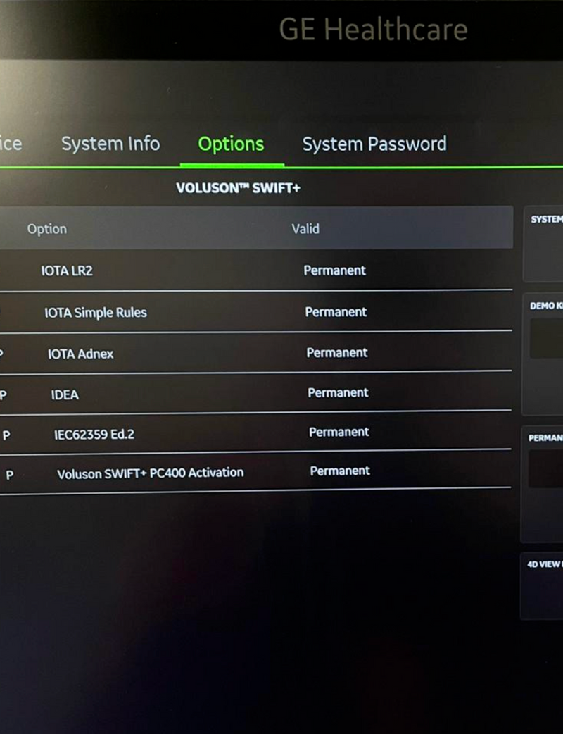 Load image into Gallery viewer, GE Voluson Swift+ 4D Ultrasound System Screen