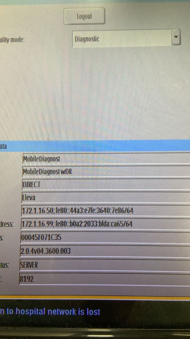 Load image into Gallery viewer, Philips Mobile Diagnost with DR Mobile Xray - 2016 - Biomed Certified System Screen