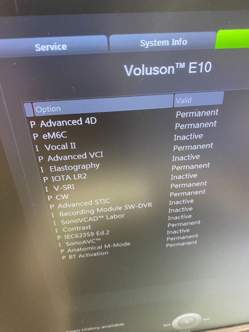 Load image into Gallery viewer, GE Voluson E10 BT16 4D Ultrasound System Screen
